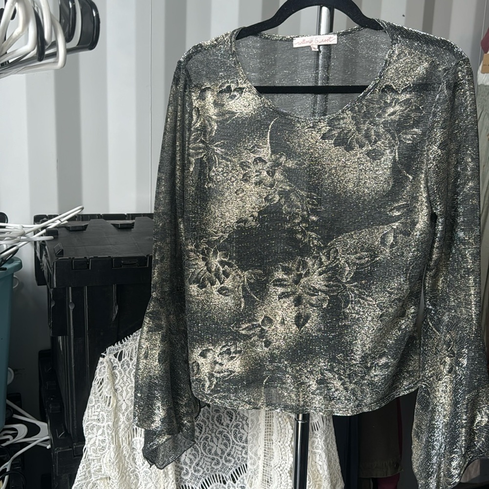 🤝Willow and root sheer top